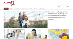 Desktop Screenshot of nutraq.com