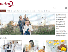 Tablet Screenshot of nutraq.com